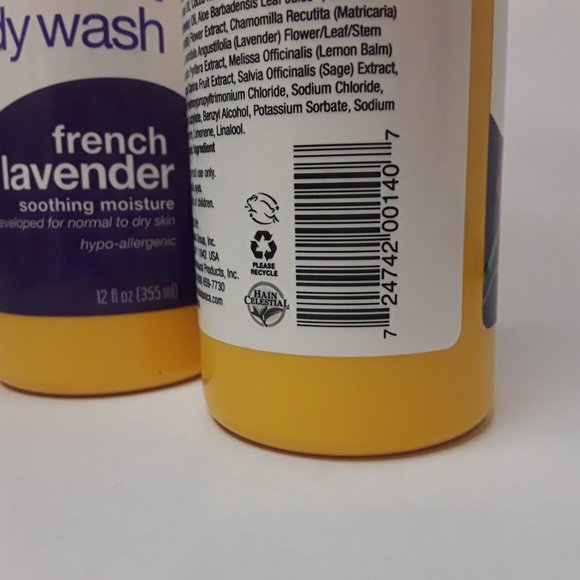 Alba Botanica Body Wash French Lavender Lot of 2, 12 oz bottles - Picture 5 of 5